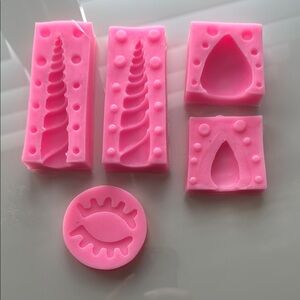 Pink Silicone Mold Set